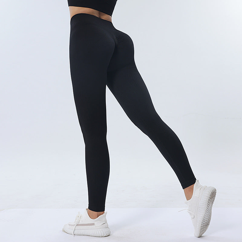 Al por mayor set de ropa de yoga sin costuras sinuosa seca y seca al por mayor